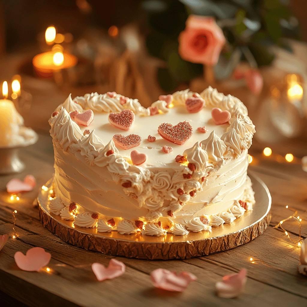 heart cake and decorating ideas