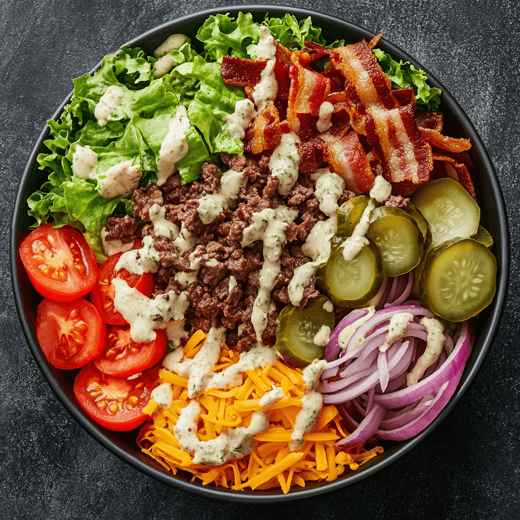 Burger bowl recipe