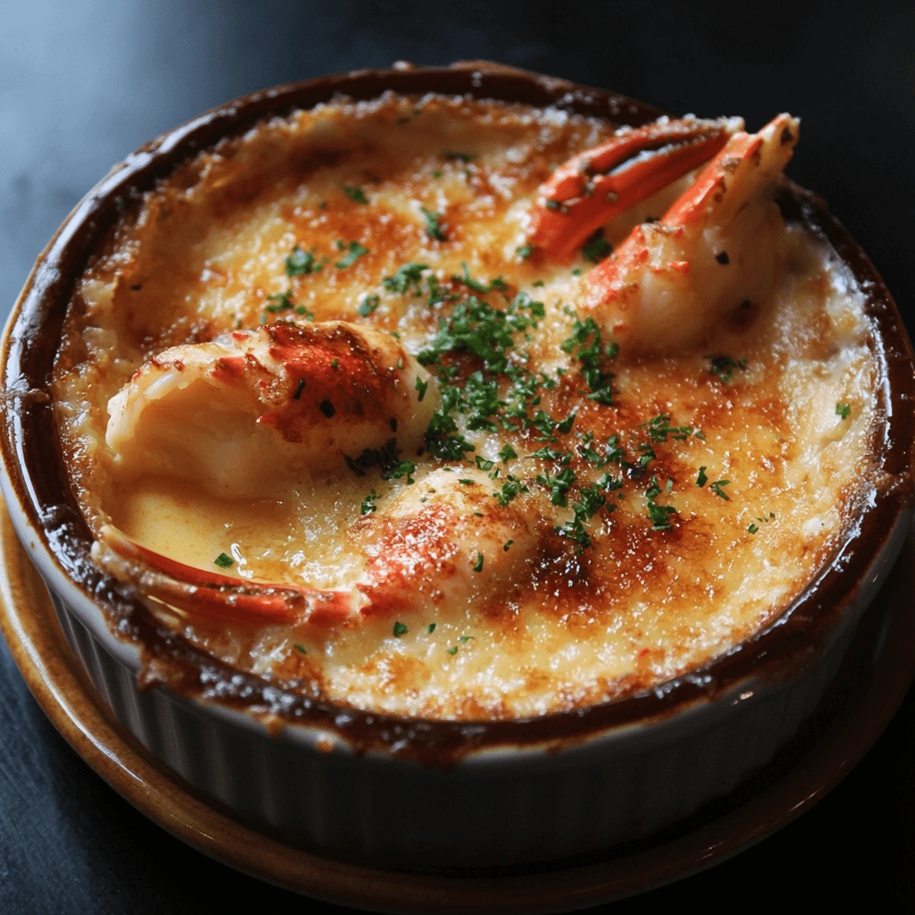 Fresh crab meat, heavy cream, Parmesan cheese, egg yolks, and herbs for making crab brulee.