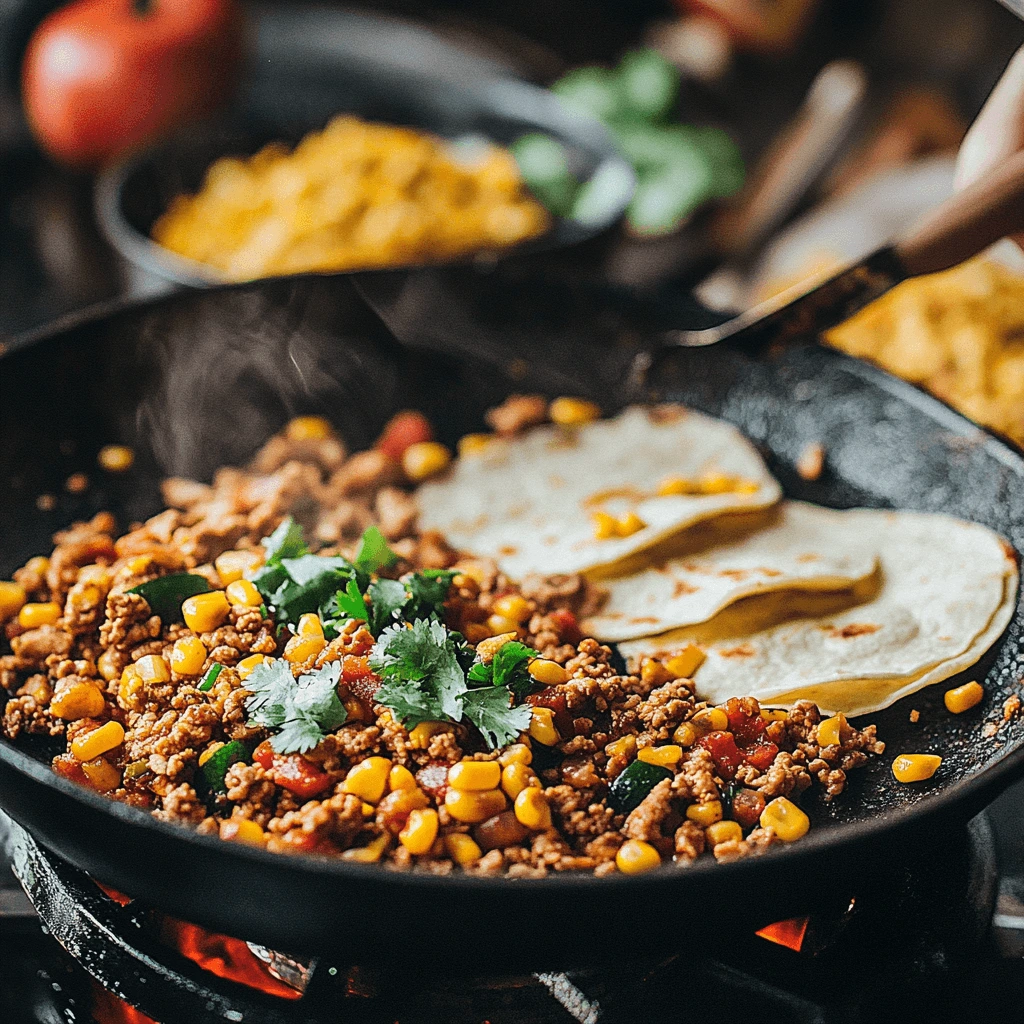 Provide a brief step-by-step guide for How to Make a Delicious Ground Chicken Mexican Corn Recipe, ensuring the keyword ground chicken Mexican corn recipe is included naturally.