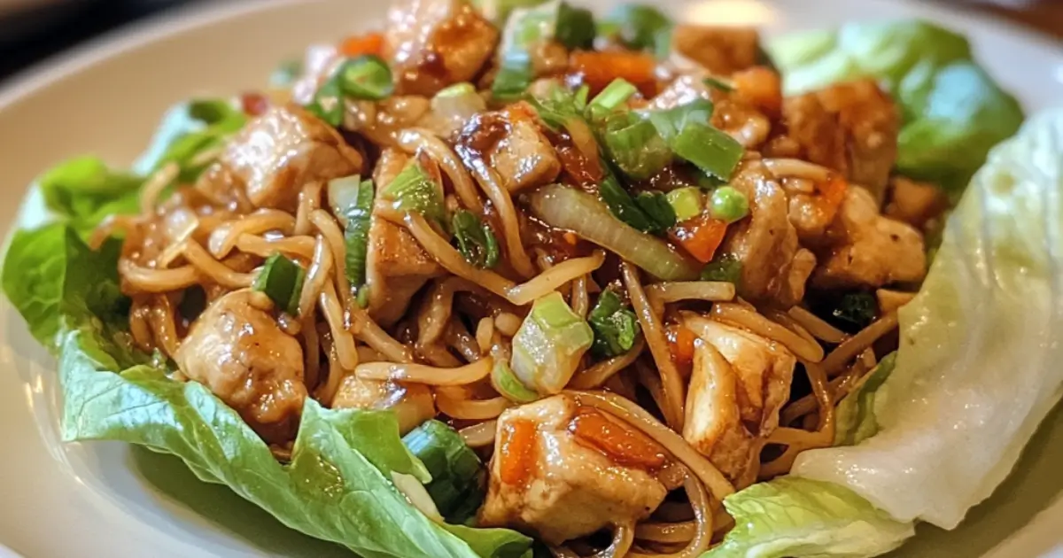 Chang's Chicken Lettuce Wraps Recipe